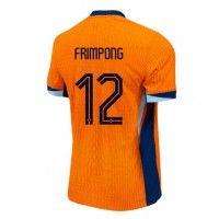 Camiseta Países Bajos Jeremie Frimpong #12 Primera Equipación Replica Eurocopa 2024 mangas cortas